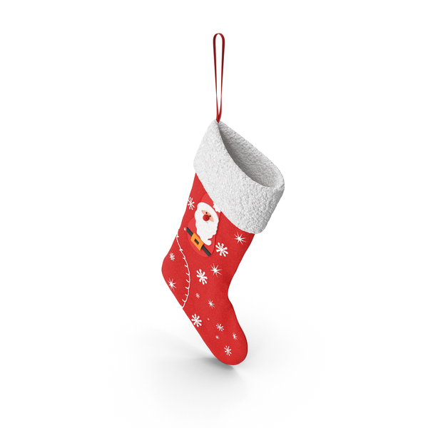 Christmas: Santa Stocking PNG & PSD Images Christmas: Santa Stocking PNG & PSD Images