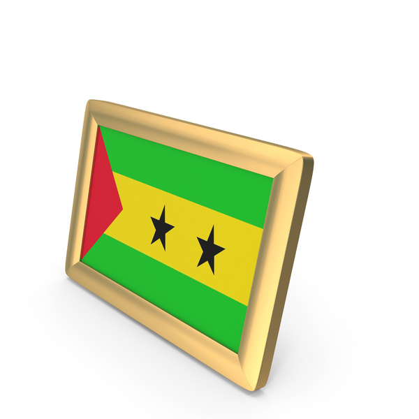 Picture: Sao Tome and Principe Flag Golden Desktop Photo Frame PNG & PSD Images Picture: Sao Tome and Principe Flag Golden Desktop Photo Frame PNG & PSD Images
