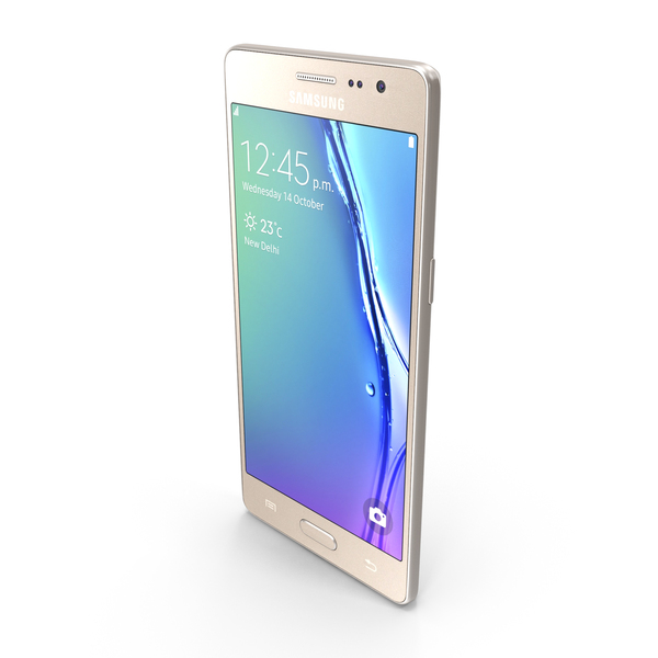 Smartphone: Sasmung Z3 Gold PNG & PSD Images