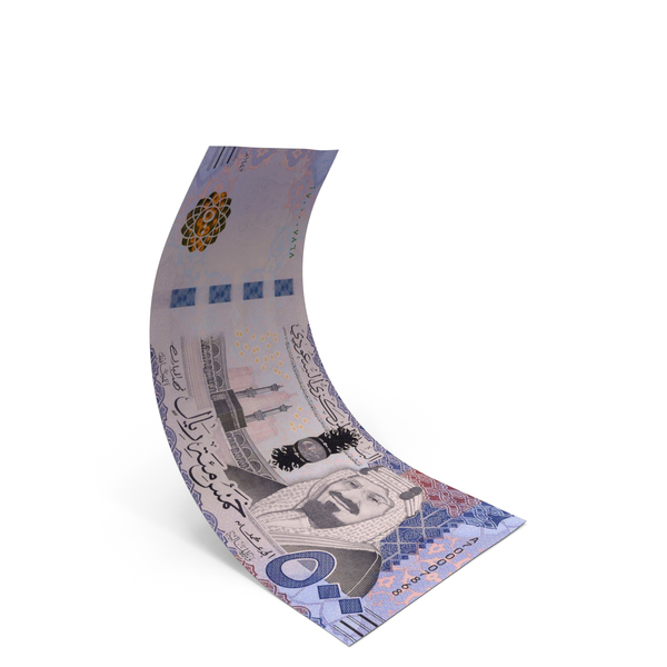 Currency: Saudi 500 Riyals Falling Money Note PNG & PSD Images