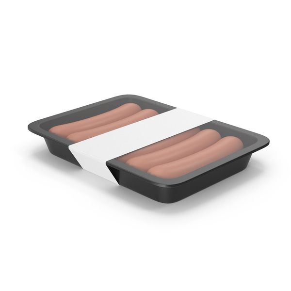 Food Container: Sausage Package PNG & PSD Images