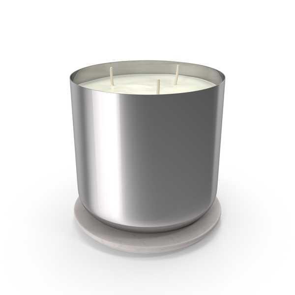Scented Candle Big Metal Silver PNG & PSD Images Scented Candle Big Metal Silver PNG & PSD Images