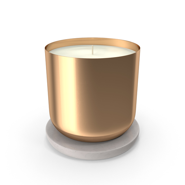 Scented Candle Small Metal Gold PNG & PSD Images Scented Candle Small Metal Gold PNG & PSD Images