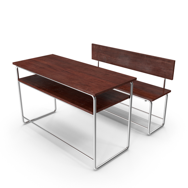 School Desk With Bench PNG & PSD Images School Desk With Bench PNG & PSD Images