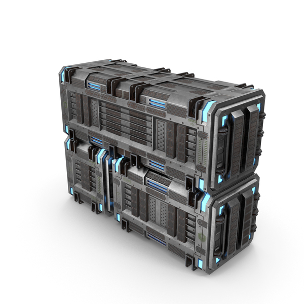 Science Fiction Device: Sci-Fi Container Set Of 3 PNG & PSD Images Science Fiction Device: Sci-Fi Container Set Of 3 PNG & PSD Images