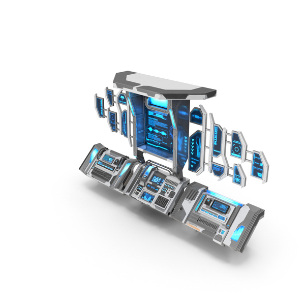 Science Fiction Device: Sci Fi Control Panel PNG & PSD Images