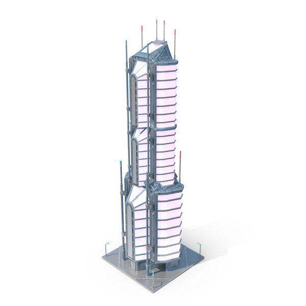 Futuristic: Sci Fi Cyberpunk Building PNG & PSD Images Futuristic: Sci Fi Cyberpunk Building PNG & PSD Images