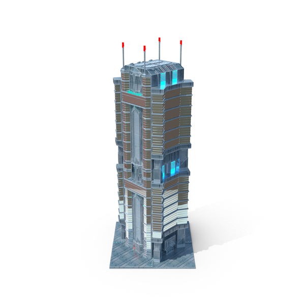 Futuristic: Sci Fi Cyberpunk Building PNG & PSD Images Futuristic: Sci Fi Cyberpunk Building PNG & PSD Images