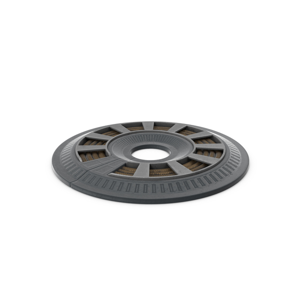 Hardware: Sci-Fi Floor Channel With Wires Flat Ring PNG & PSD Images