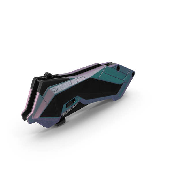 Sci fi Knife Schrade Folded Color PNG & PSD Images