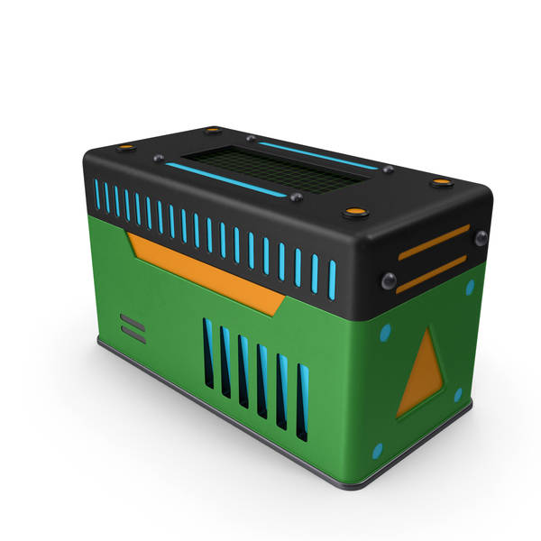 Machine Part: Scifi Device Green PNG & PSD Images Machine Part: Scifi Device Green PNG & PSD Images