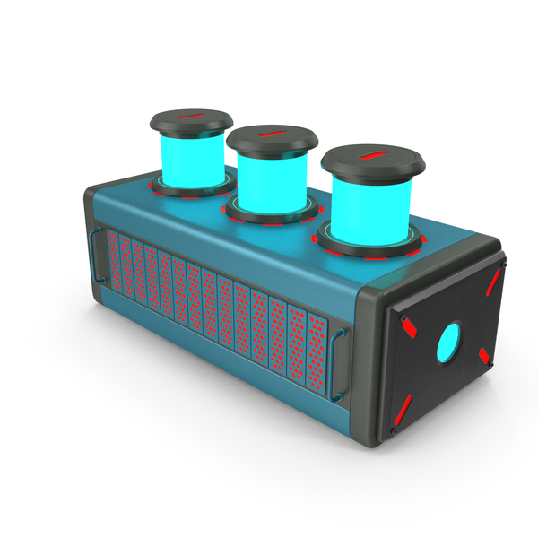 Hardware: Scifi Element Active ON Blue PNG & PSD Images Hardware: Scifi Element Active ON Blue PNG & PSD Images