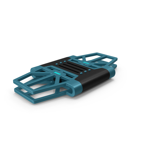 Hardware: Scifi Element Blue PNG & PSD Images