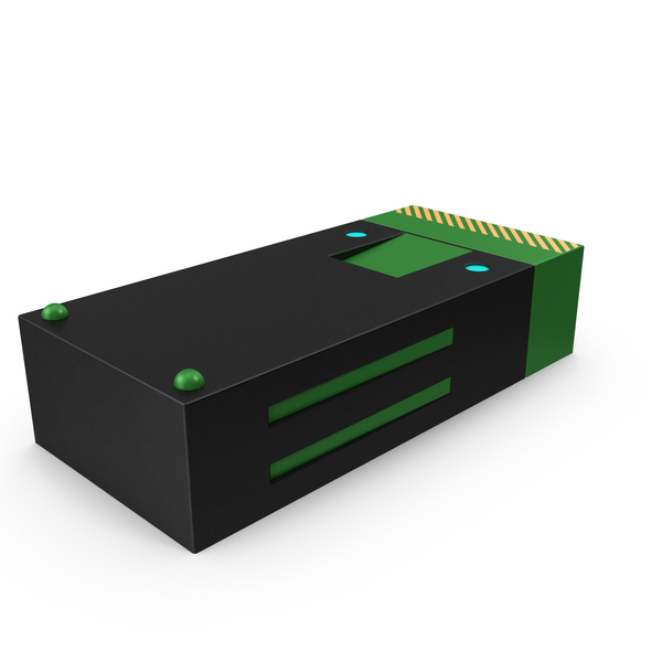 Hardware: Scifi Element Green PNG & PSD Images