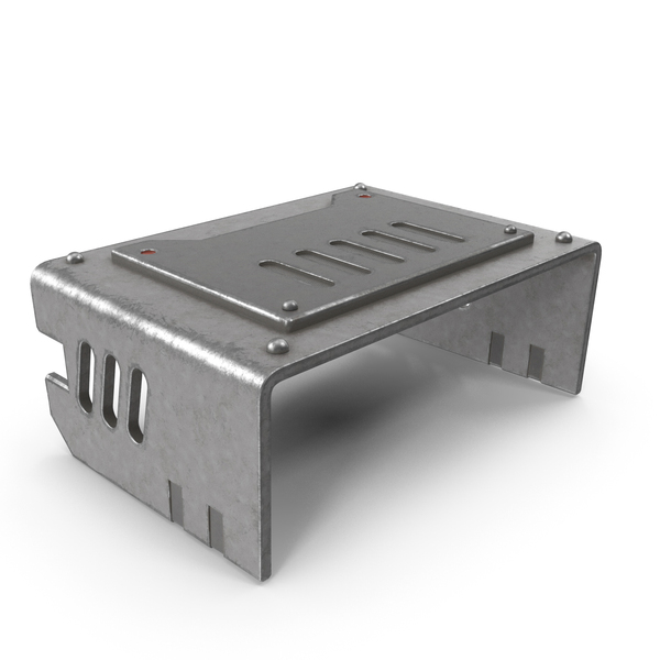 Science Fiction Device: SciFi Element Grey Used PNG & PSD Images