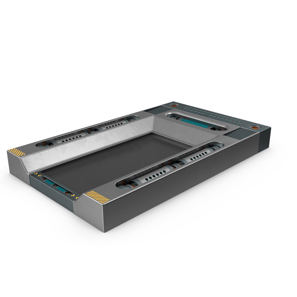 Hardware: SciFi Element Off With Screen PNG & PSD Images
