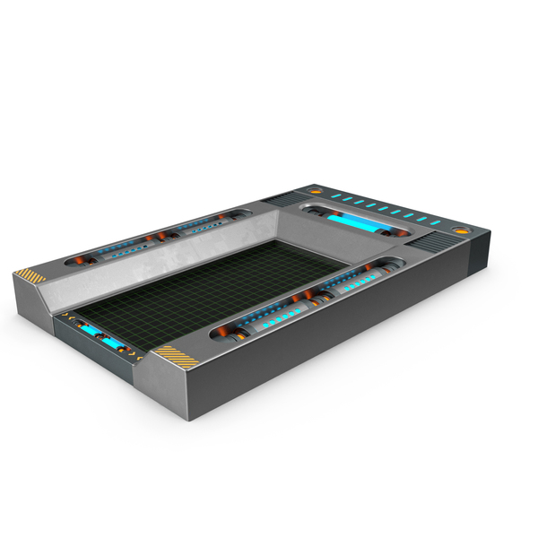 Science Fiction Device: SciFi Element On With Screen PNG & PSD Images