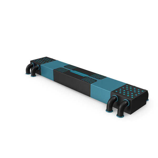 Machine Part: Scifi Interior Element Blue PNG & PSD Images