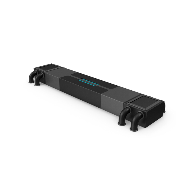 Machine Part: Scifi Interior Element Grey PNG & PSD Images