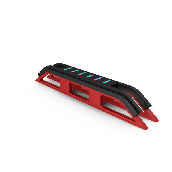 Machine Part: SciFi Interior Element Red PNG & PSD Images