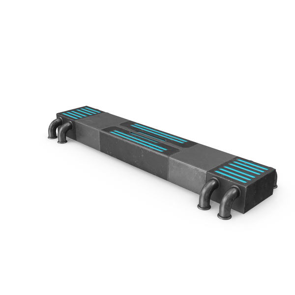 Machine Part: Scifi Interior Element Used PNG & PSD Images