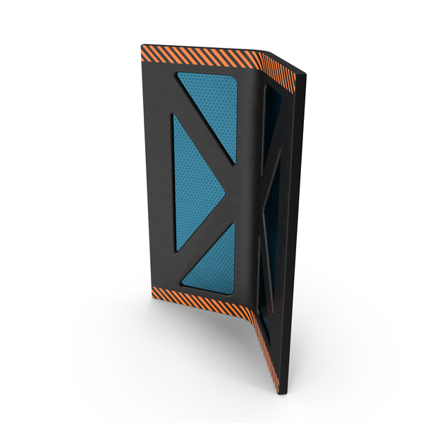 Hardware: Scifi Interior Wall Element Black PNG & PSD Images