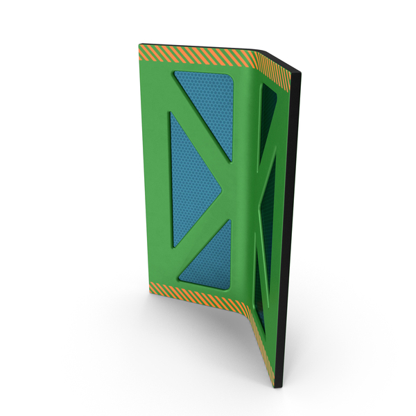 10 Hardware: Scifi Interior Wall Element Green PNG & PSD Images
