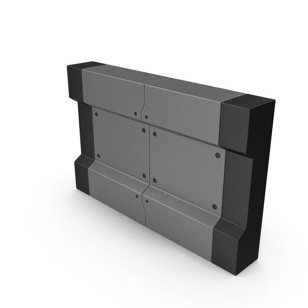 Hardware: Scifi Interior Wall Element Grey PNG & PSD Images
