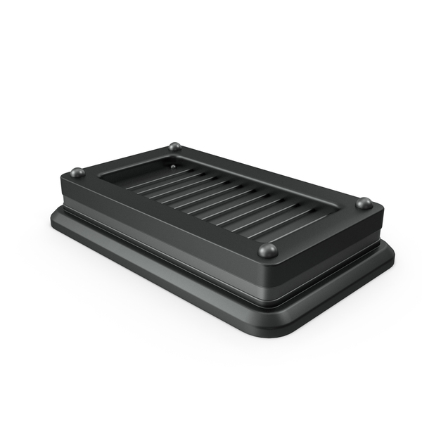 Hardware: SciFi Mech Part Black New PNG & PSD Images