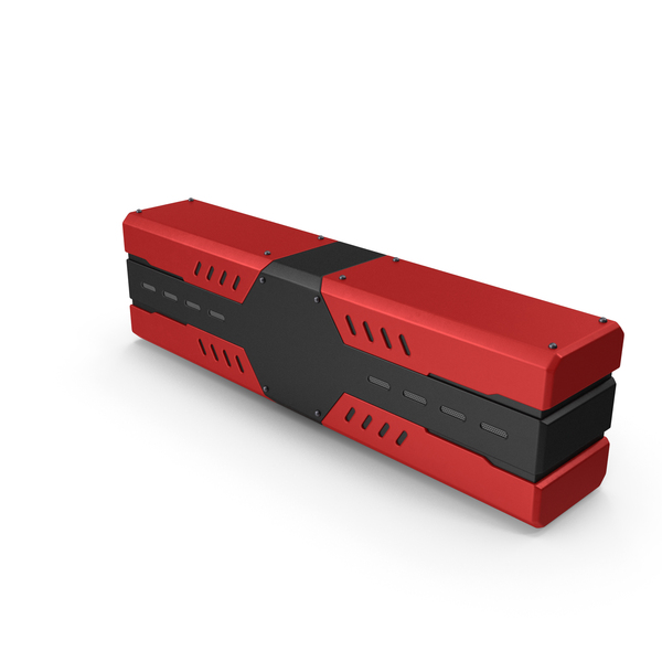 Hardware: Scifi Mech Part Red PNG & PSD Images