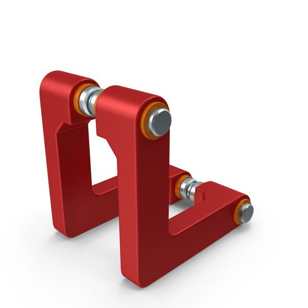Metal Shears: SciFi Mechanical Part Red PNG & PSD Images