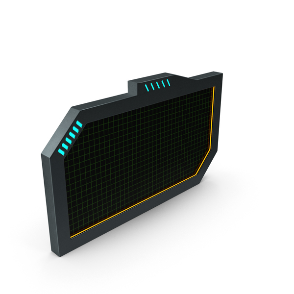 Machine Part: SciFi Screen New PNG & PSD Images