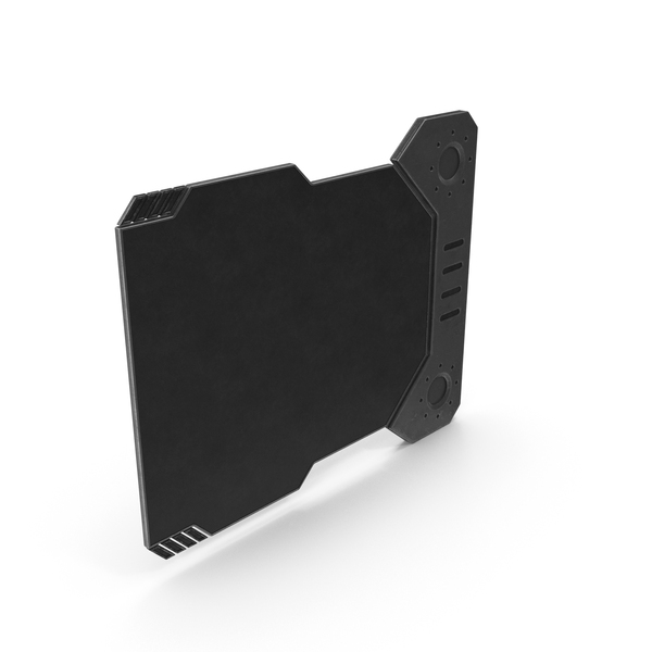 Computer Monitor: SciFi Screen OFF Used PNG & PSD Images