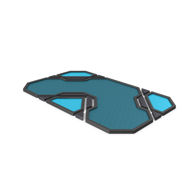 Scifi Tile Blue PNG & PSD Images