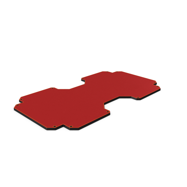 Machine Part: SciFi Tile Red PNG & PSD Images