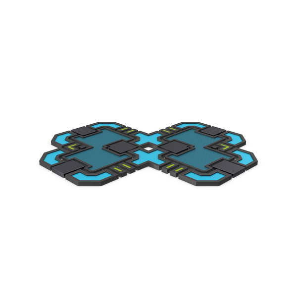Scifi Tile Shape Blue PNG & PSD Images Scifi Tile Shape Blue PNG & PSD Images