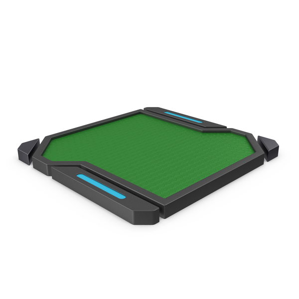 Scifi Tile Shape Green PNG & PSD Images