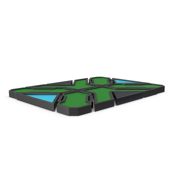 Hardware: Scifi Tile Shape Green PNG & PSD Images