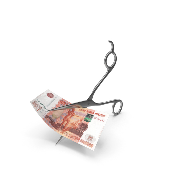 Medical: Scissors Cutting a 5000 Russian Ruble Banknote Bill PNG & PSD Images Medical: Scissors Cutting a 5000 Russian Ruble Banknote Bill PNG & PSD Images
