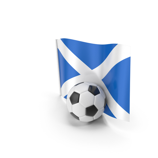Scotland Flag With Foot Ball PNG & PSD Images Scotland Flag With Foot Ball PNG & PSD Images