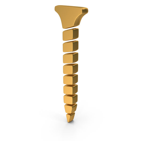 Symbols: Screw Icon Gold PNG & PSD Images Symbols: Screw Icon Gold PNG & PSD Images