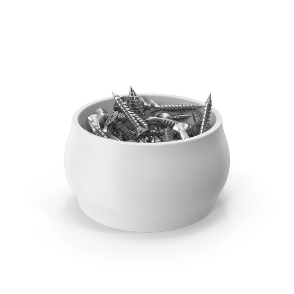 Screw: Screws In White Bowl PNG & PSD Images Screw: Screws In White Bowl PNG & PSD Images