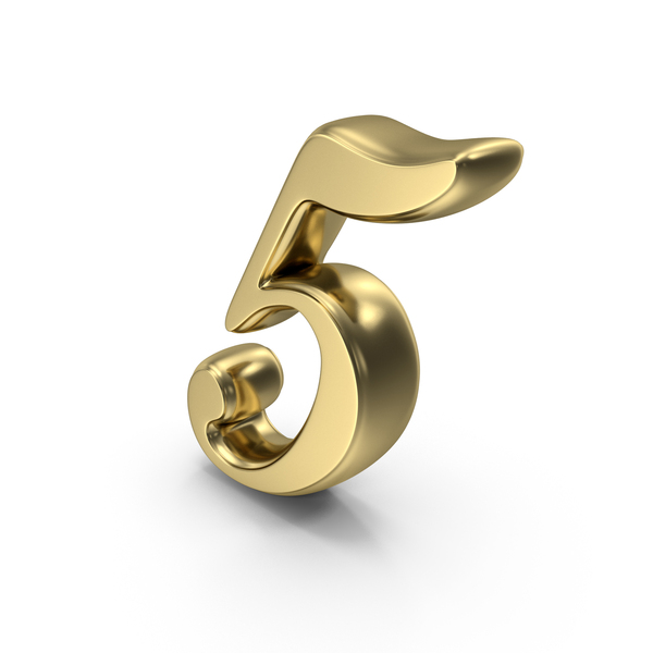 Number: Script Font 5 Gold PNG & PSD Images Number: Script Font 5 Gold PNG & PSD Images