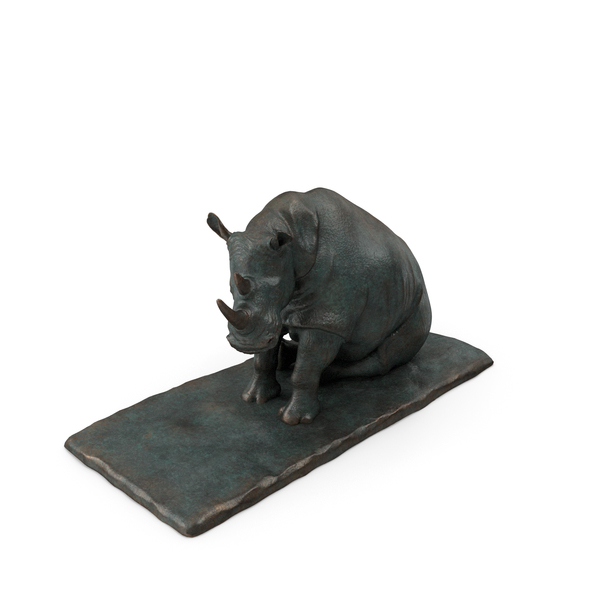Animal Statue: Sculpture Sitting Rhino PNG & PSD Images Animal Statue: Sculpture Sitting Rhino PNG & PSD Images