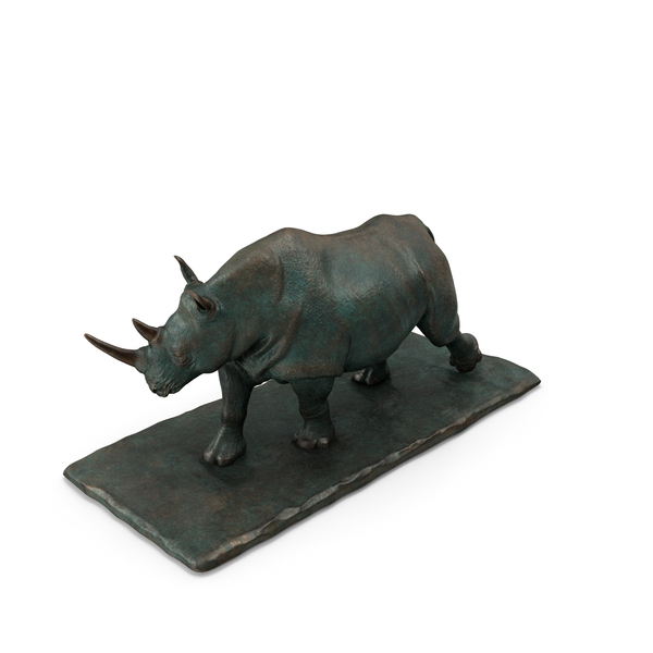 Sculpture Walking Rhino PNG & PSD Images Sculpture Walking Rhino PNG & PSD Images