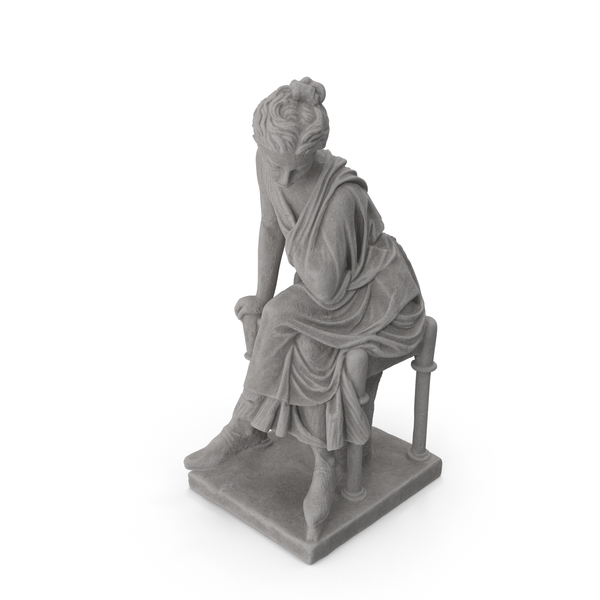 Statue: Seated Girl Stone PNG & PSD Images Statue: Seated Girl Stone PNG & PSD Images