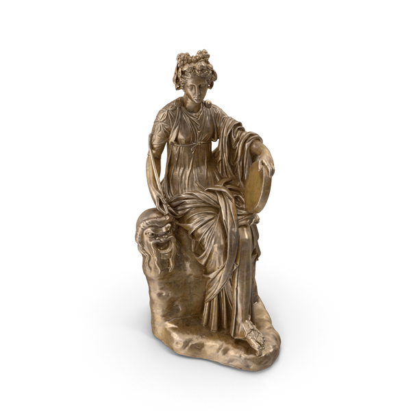 Seated Muse Bronze Statue PNG & PSD Images Seated Muse Bronze Statue PNG & PSD Images