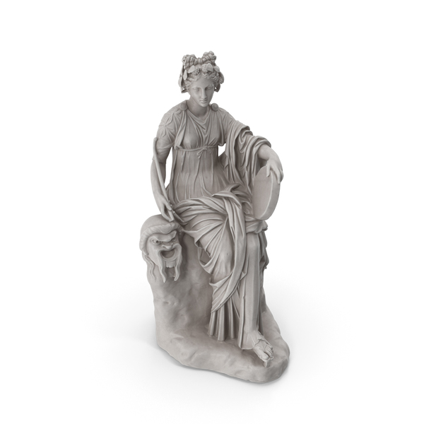 Statue: Seated Muse PNG & PSD Images Statue: Seated Muse PNG & PSD Images