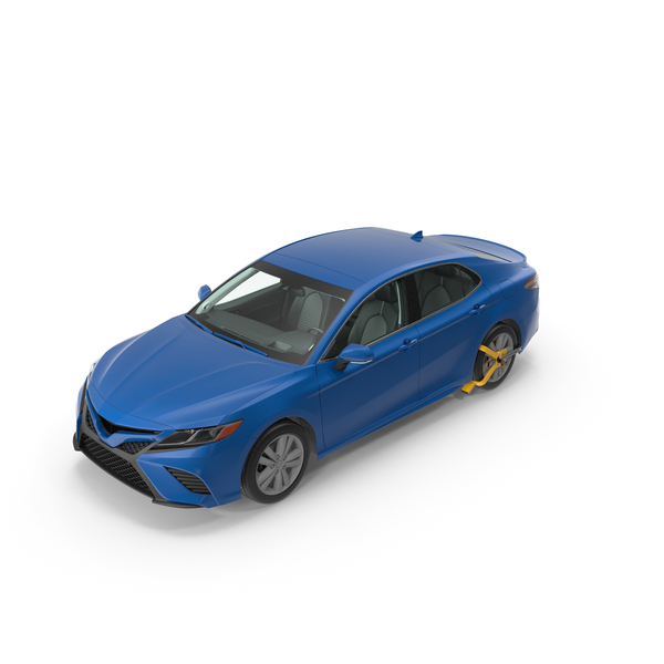 Car: Sedan with Wheel Lock Clamp PNG & PSD Images Car: Sedan with Wheel Lock Clamp PNG & PSD Images