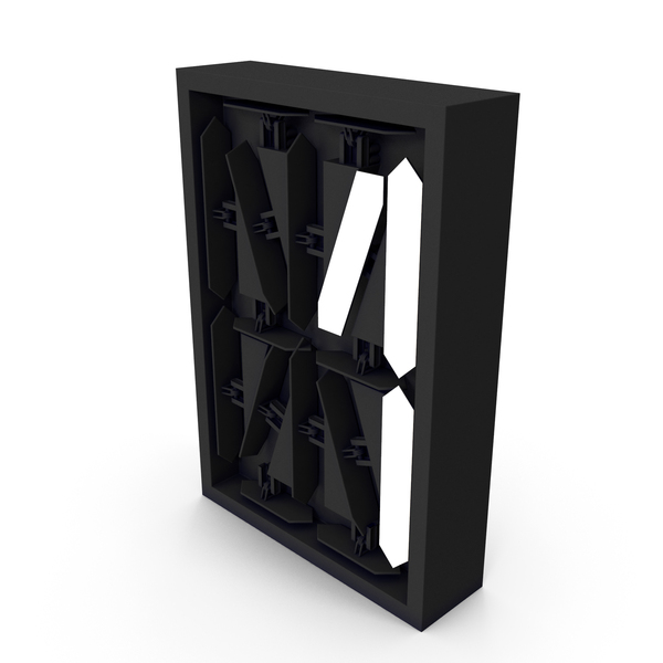 Segmental Mechanical Indicator Number 1 PNG & PSD Images Segmental Mechanical Indicator Number 1 PNG & PSD Images